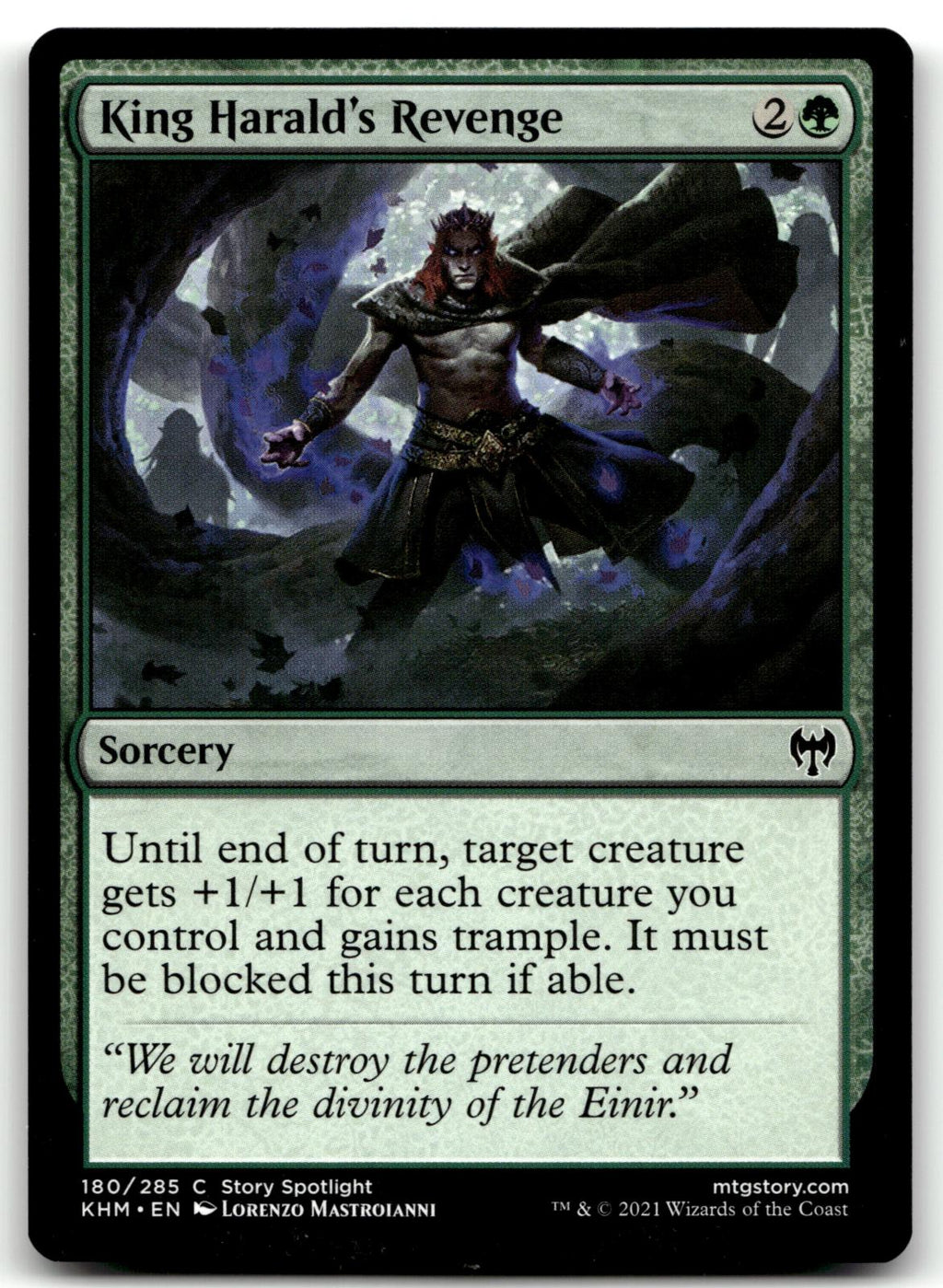 King Harald's Revenge 180 Common Kaldheim Magic: The Gathering Near Mint
