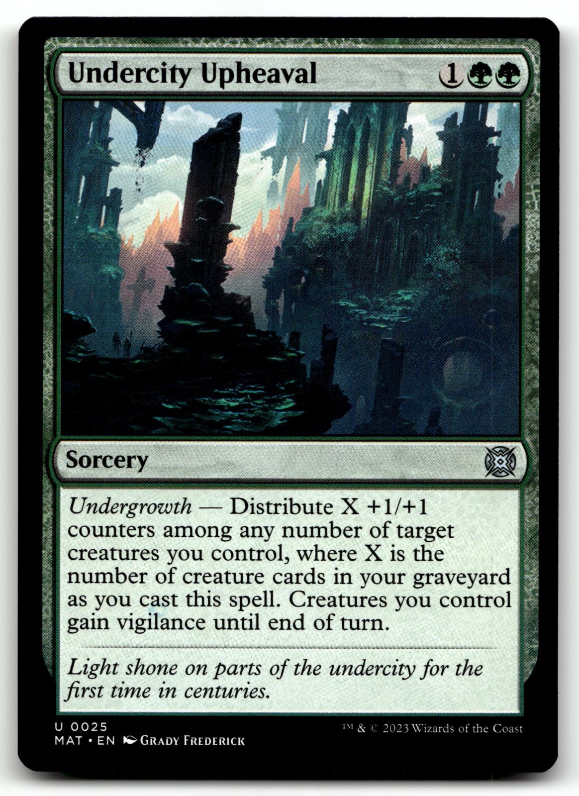Undercity Upheaval 25 March of the Machine: The Aftermath Magic: The Gathering 