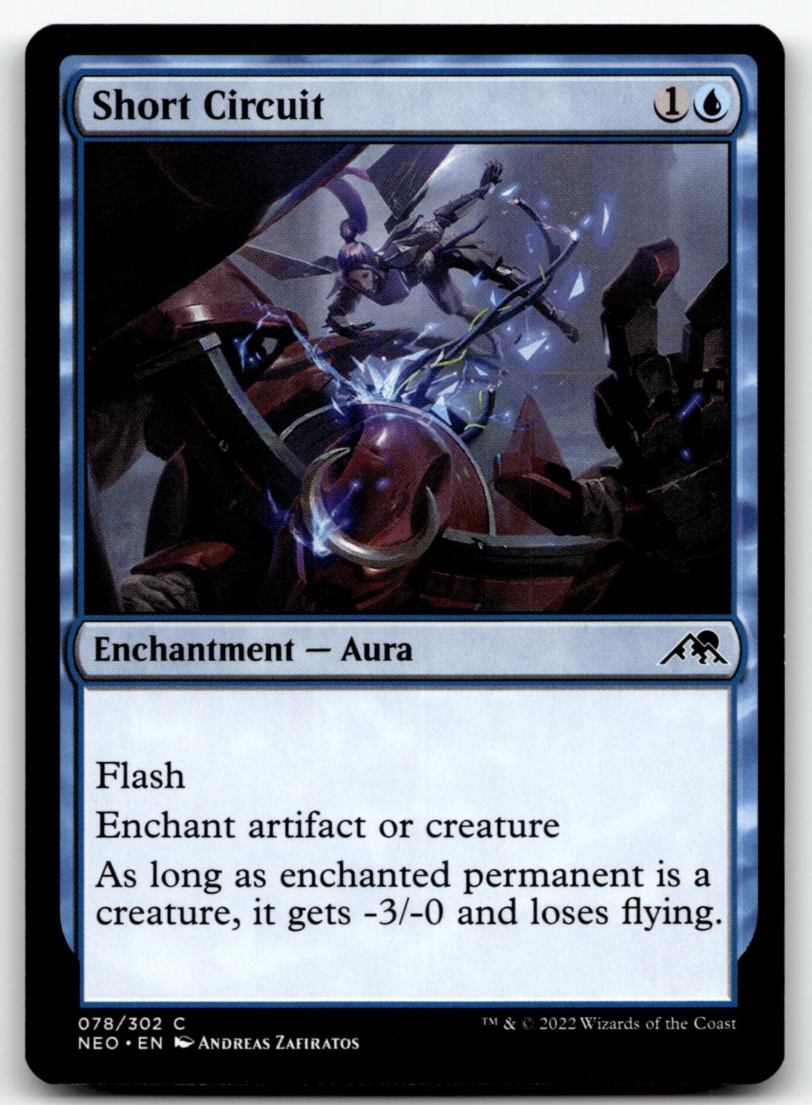 Short Circuit 78 Common Kamigawa: Neon Dynasty Magic: The Gathering Near Mint