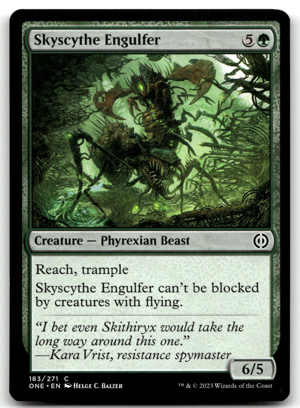 Skyscythe Engulfer 183 Common Phyrexia: All Will Be One Magic: The Gathering NM