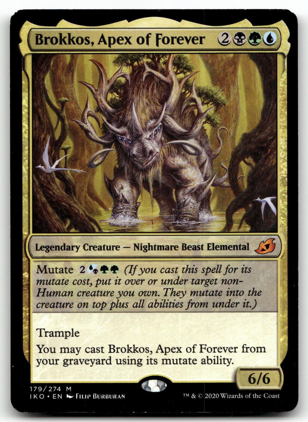 Brokkos, Apex of Forever 179 Ikoria: Lair of Behemoths Magic: The Gathering NM