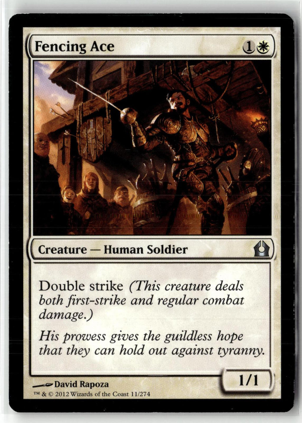 Fencing Ace 11 Uncommon Return to Ravnica Magic: The Gathering Near Mint