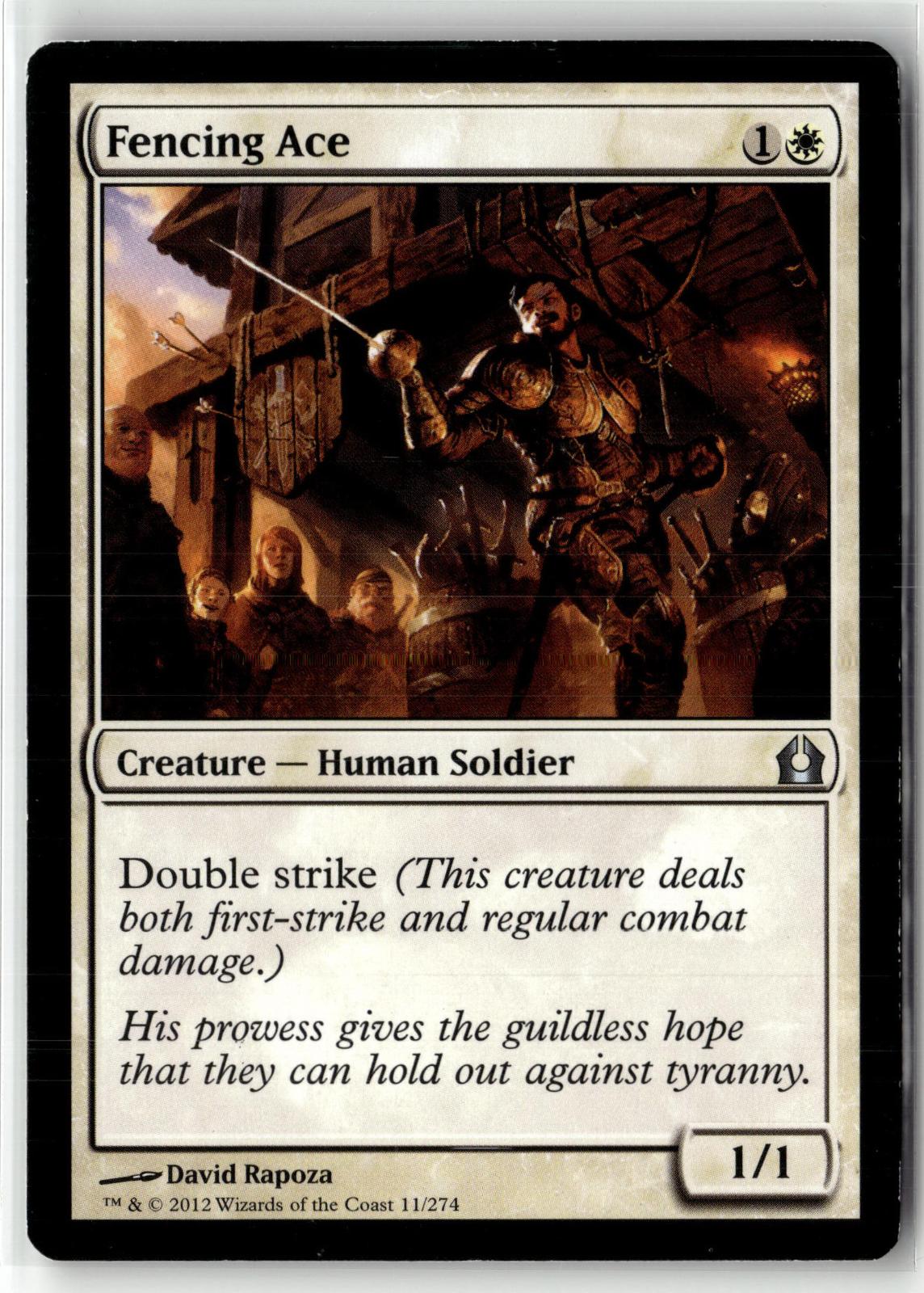 Fencing Ace 11 Uncommon Return to Ravnica Magic: The Gathering Near Mint