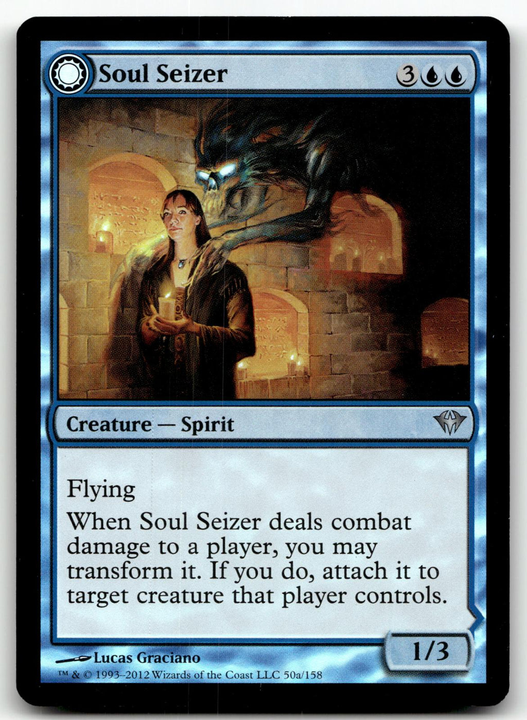 Soul Seizer 50 Uncommon Dark Ascension Magic: The Gathering Foil Near Mint