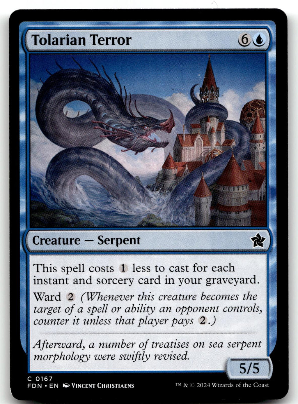 Tolarian Terror 167 Common Foundations Magic: The Gathering Near Mint