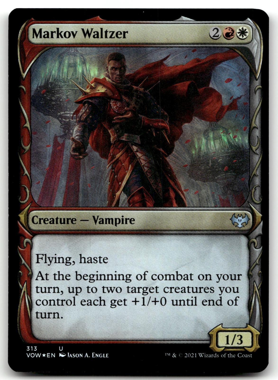 Markov Waltzer (Showcase) 313 Innistrad: Crimson Vow Magic: The Gathering Foil NM