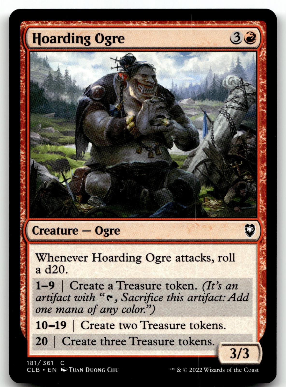 Hoarding Ogre 181 Commander Legends: Battle for Baldur's Gate Magic:
