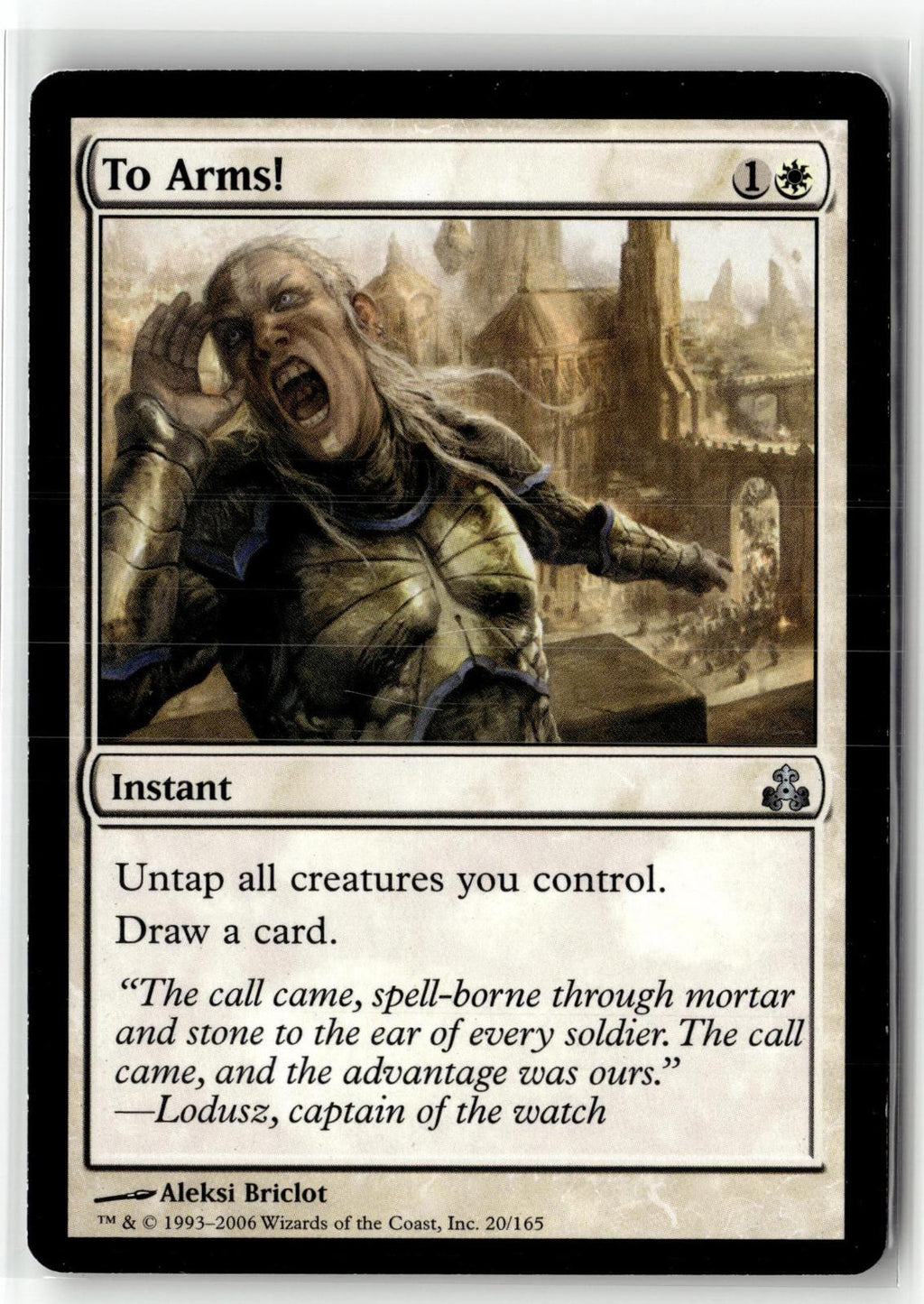 To Arms! 20/165 Uncommon The List Reprints Magic: The Gathering Near Mint