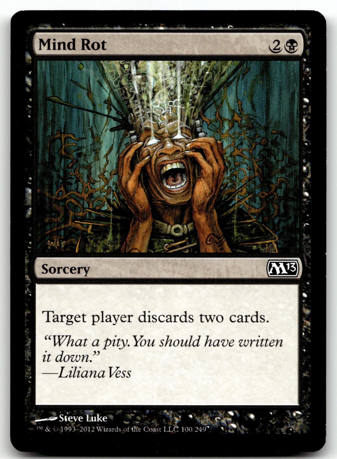 Mind Rot 100 Common Magic 2013 (M13) Magic: The Gathering Near Mint