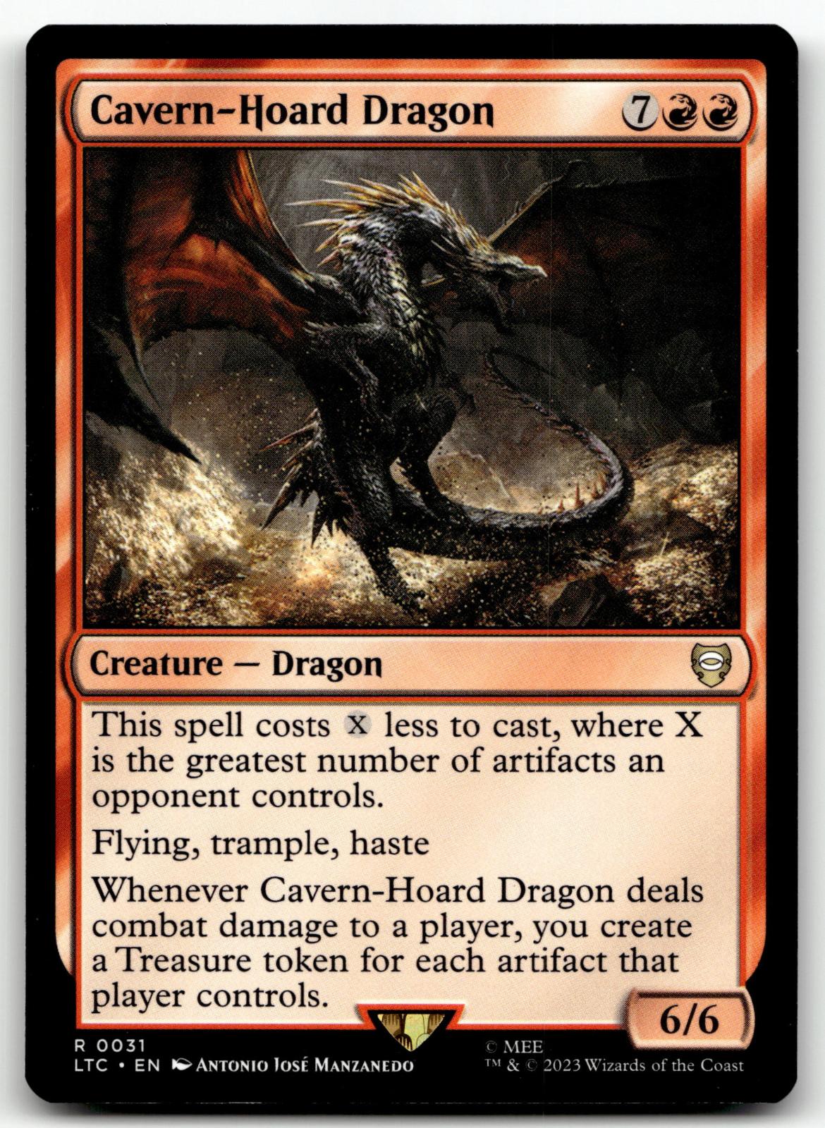 Cavern-Hoard Dragon 31 Commander: The Lord of the Rings: Tales of Middle-earth 