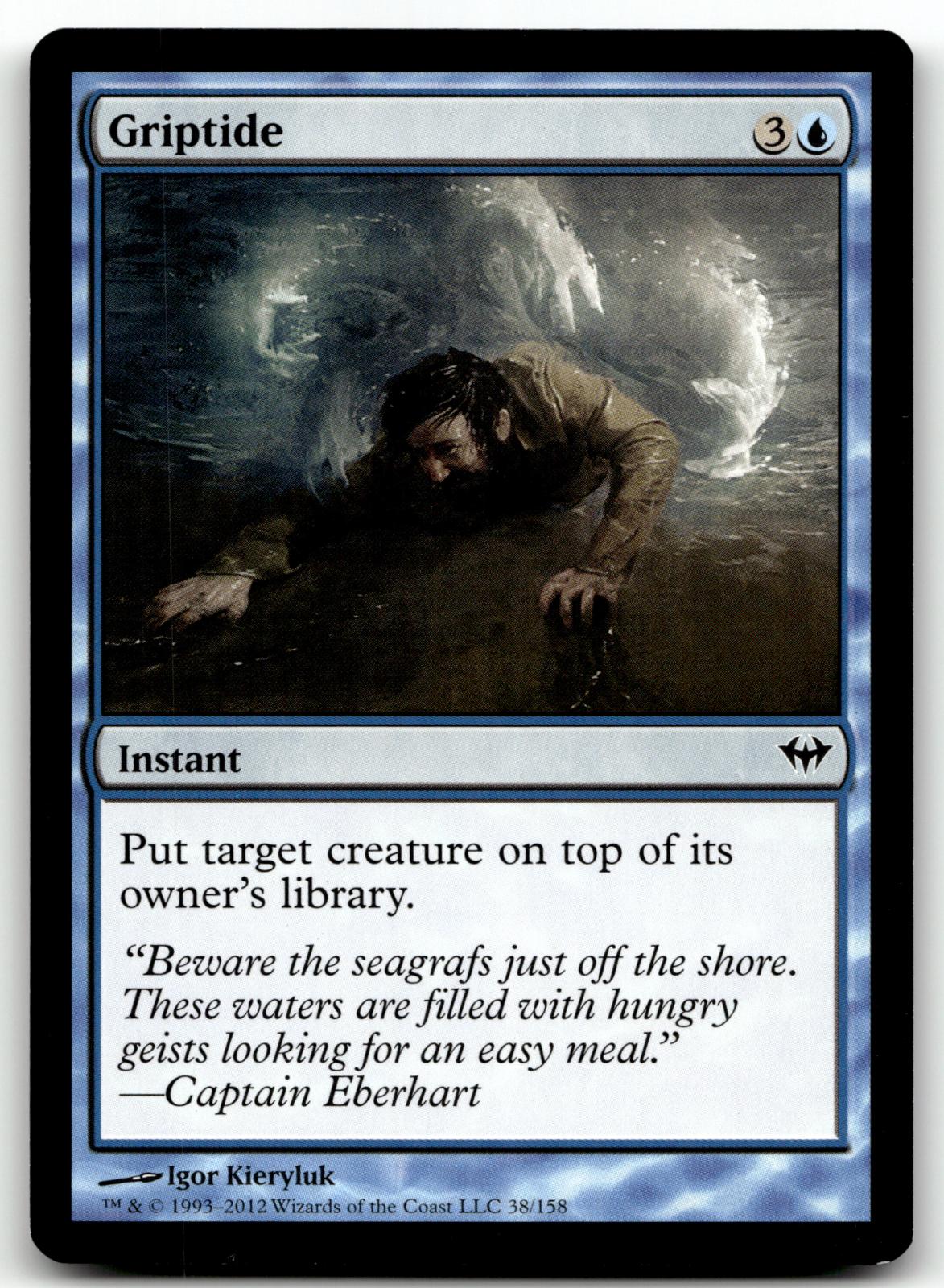 Griptide 38 Common Dark Ascension Magic: The Gathering Near Mint