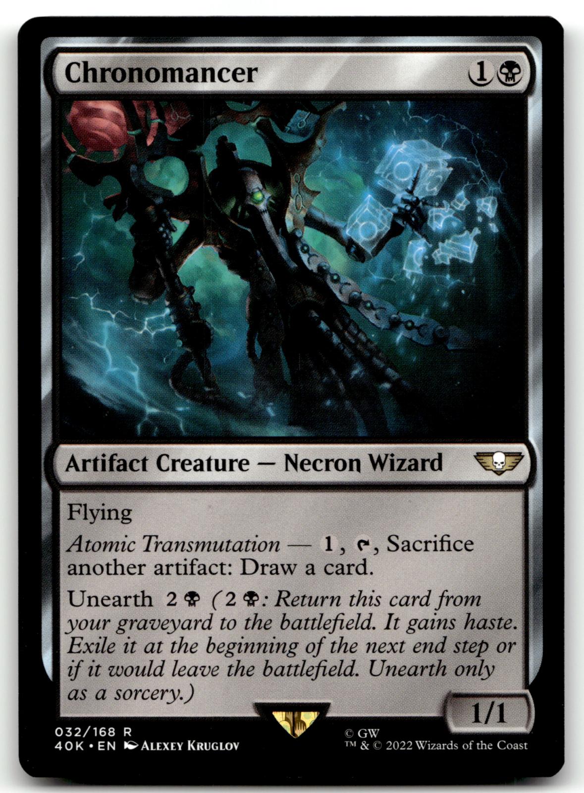 Chronomancer 32 Rare Universes Beyond: Warhammer 40,000 Magic: The Gathering NM