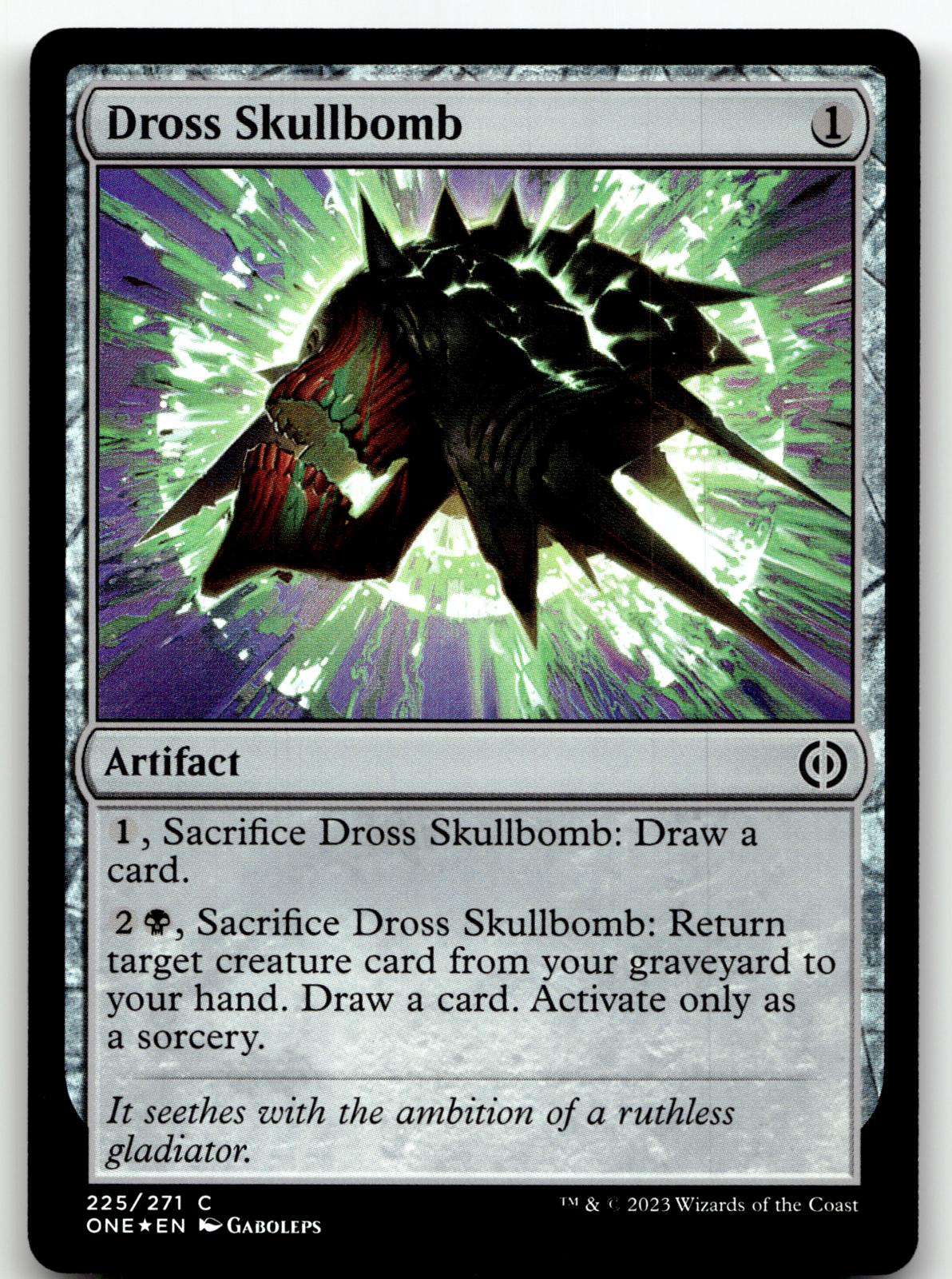 Dross Skullbomb 225 Phyrexia: All Will Be One Magic: The Gathering Foil NM