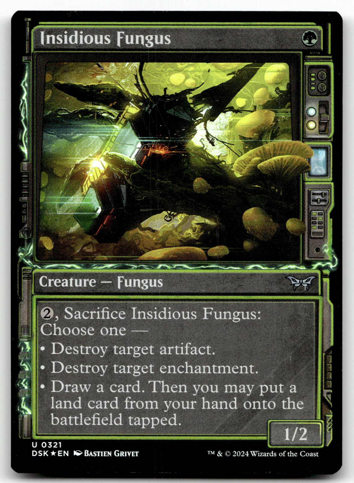 Insidious Fungus (Showcase) 321 Duskmourn: House of Horror Magic: The Gathering Foil NM