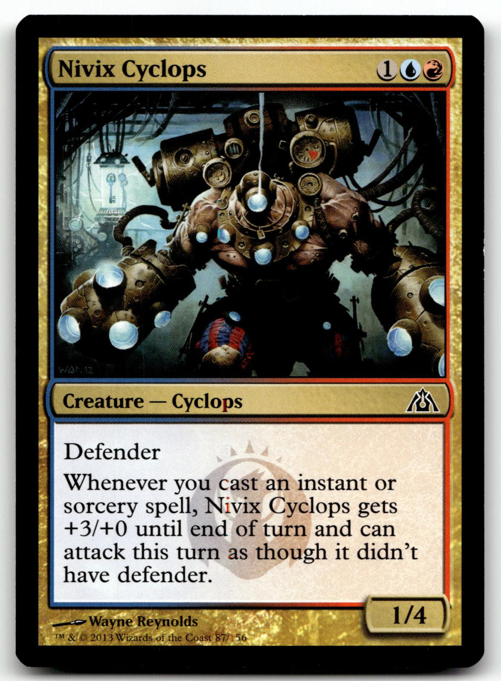 Nivix Cyclops 87 Common Dragon's Maze Magic: The Gathering Near Mint