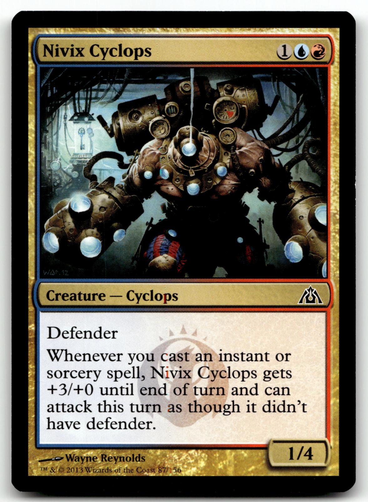 Nivix Cyclops 87 Common Dragon's Maze Magic: The Gathering Near Mint