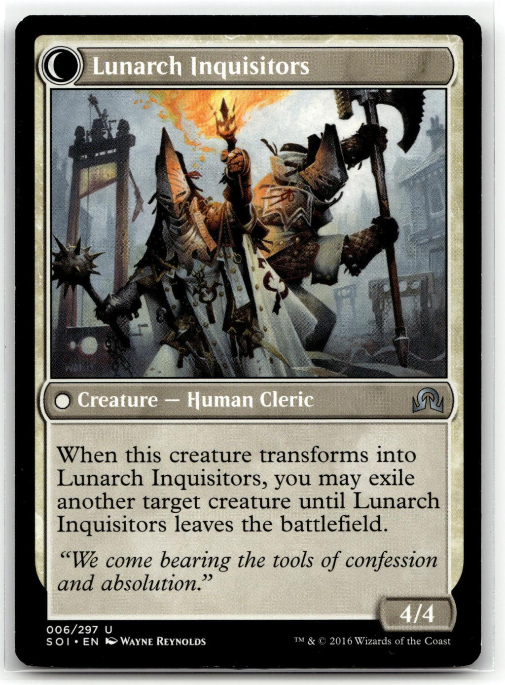 Avacynian Missionaries 6 Uncommon Shadows over Innistrad Magic: The Gathering NM