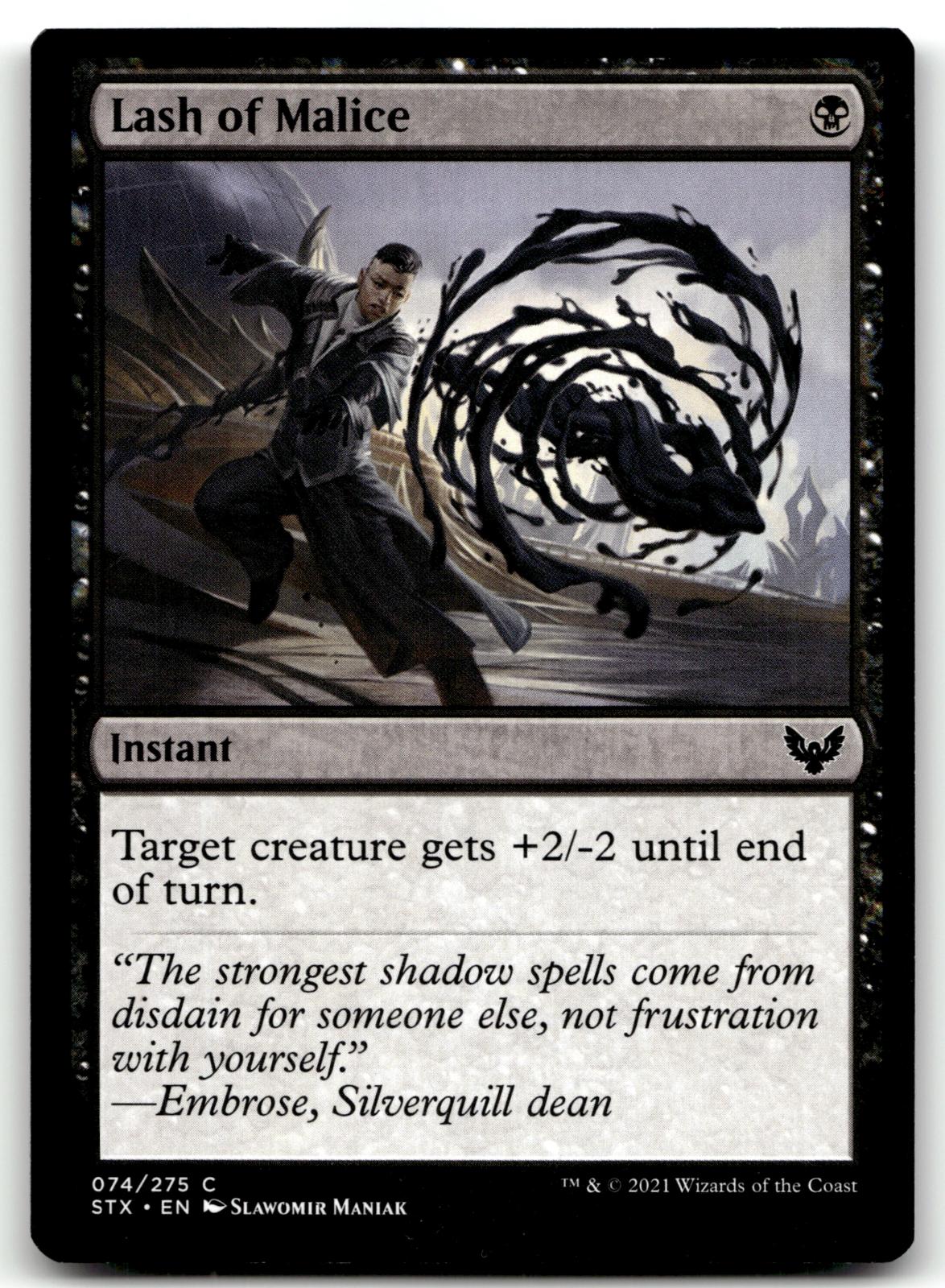 Lash of Malice 74 Common Strixhaven: School of Mages Magic: The Gathering NM