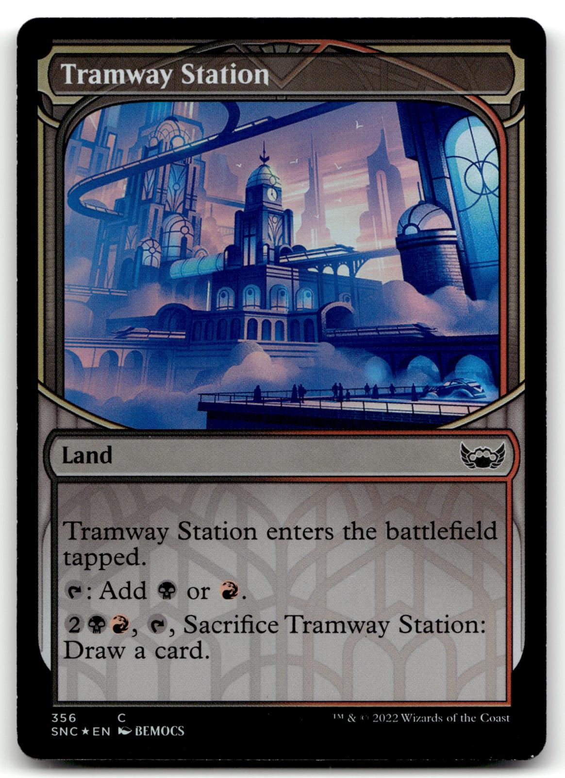 Tramway Station (Showcase) 356 Streets of New Capenna Magic: The Gathering Foil NM