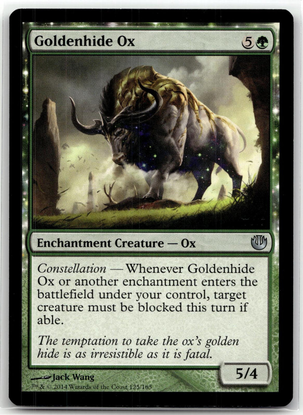 Goldenhide Ox 125 Uncommon Journey Into Nyx Magic: The Gathering Near Mint