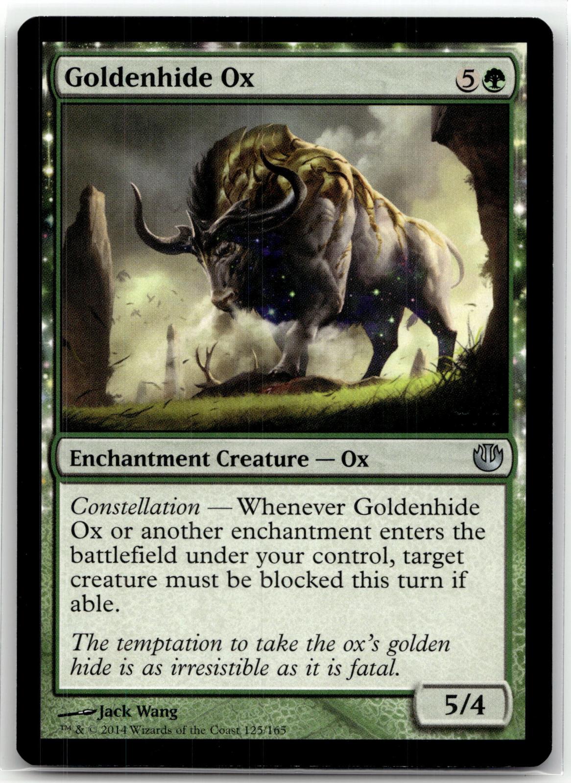 Goldenhide Ox 125 Uncommon Journey Into Nyx Magic: The Gathering Near Mint