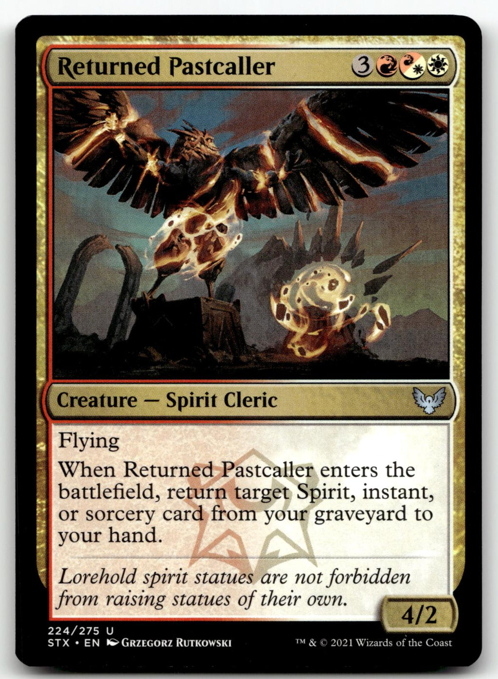 Returned Pastcaller 224 Strixhaven: School of Mages Magic: The Gathering NM