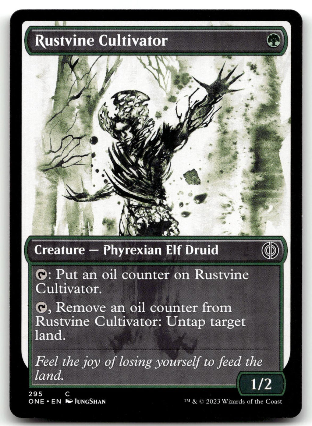 Rustvine Cultivator (Showcase) 295 Phyrexia: All Will Be One Magic: