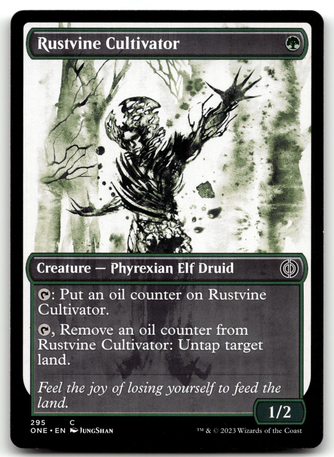 Rustvine Cultivator (Showcase) 295 Phyrexia: All Will Be One Magic:
