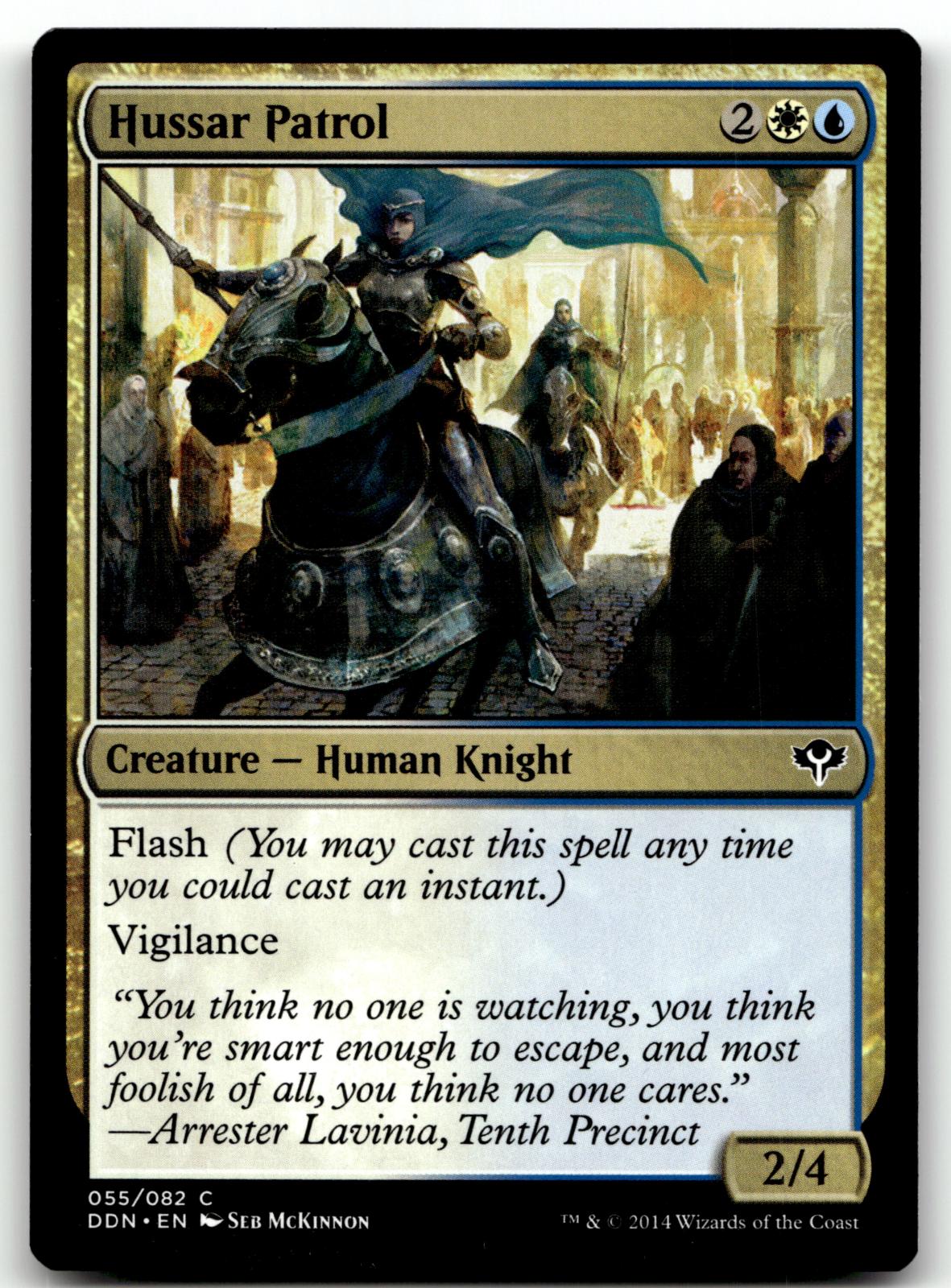 Hussar Patrol 55 Common Duel Decks: Speed vs. Cunning Magic: The Gathering NM