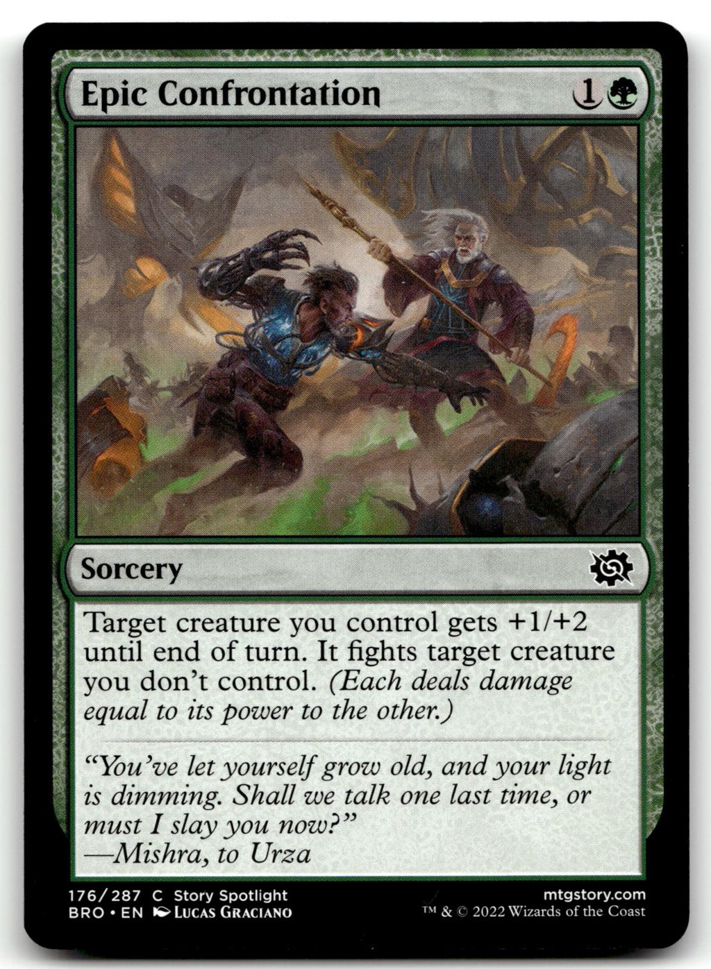 Epic Confrontation 176 Common The Brothers' War Magic: The Gathering Near Mint