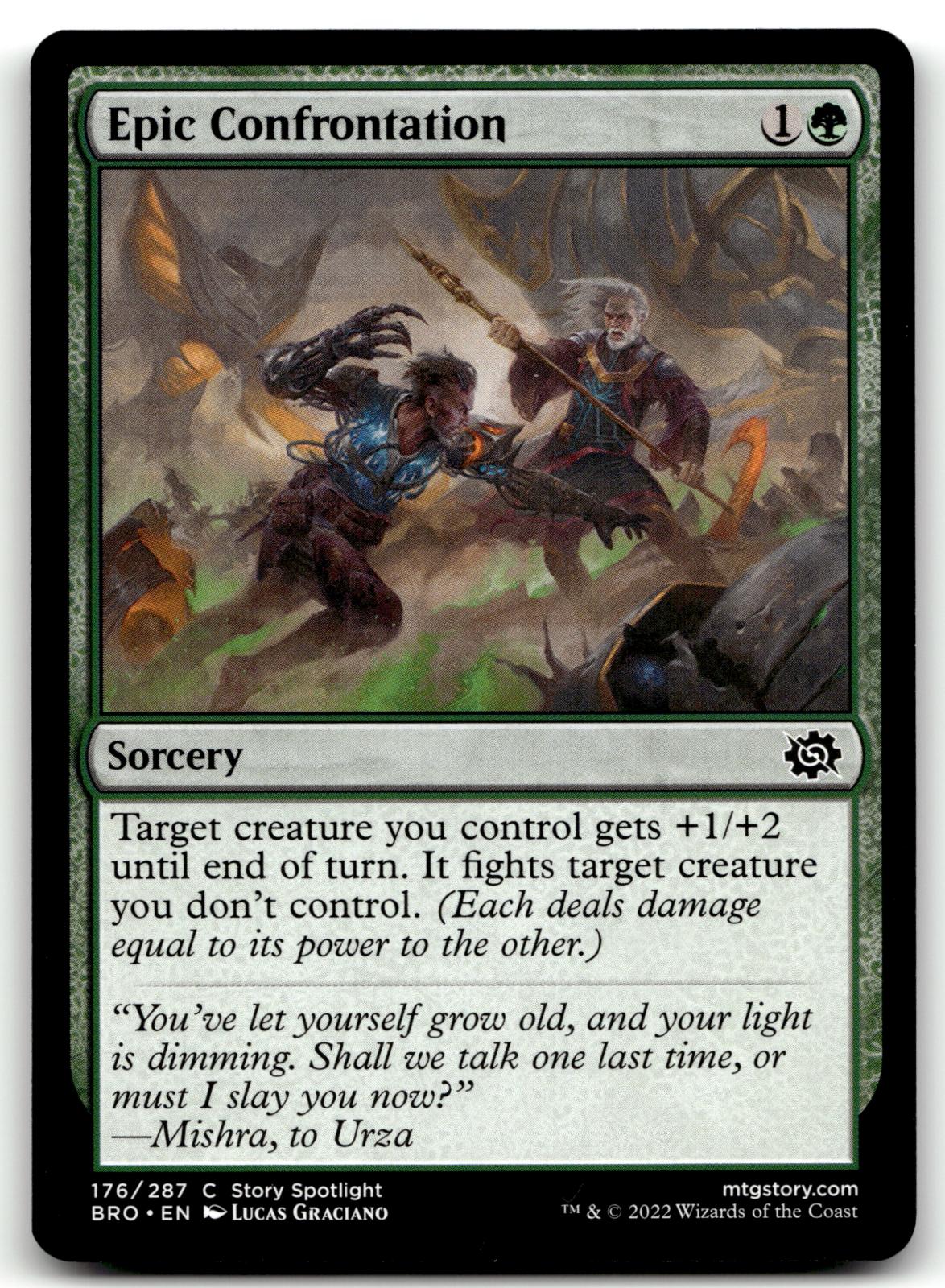 Epic Confrontation 176 Common The Brothers' War Magic: The Gathering Near Mint