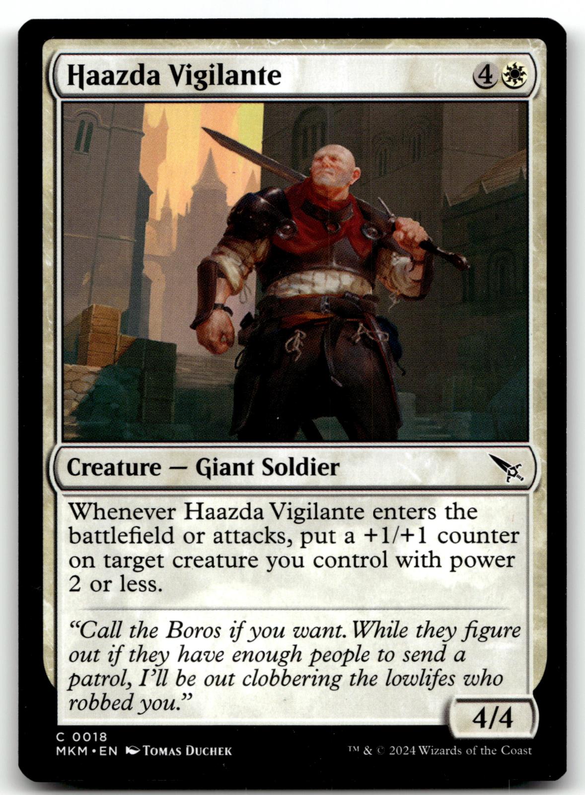 Haazda Vigilante 18 Common Murders at Karlov Manor Magic: The Gathering NM