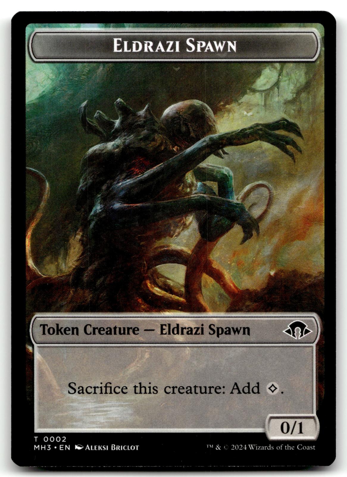 Eldrazi Spawn Token 2 Token Modern Horizons 3 Magic: The Gathering Near Mint