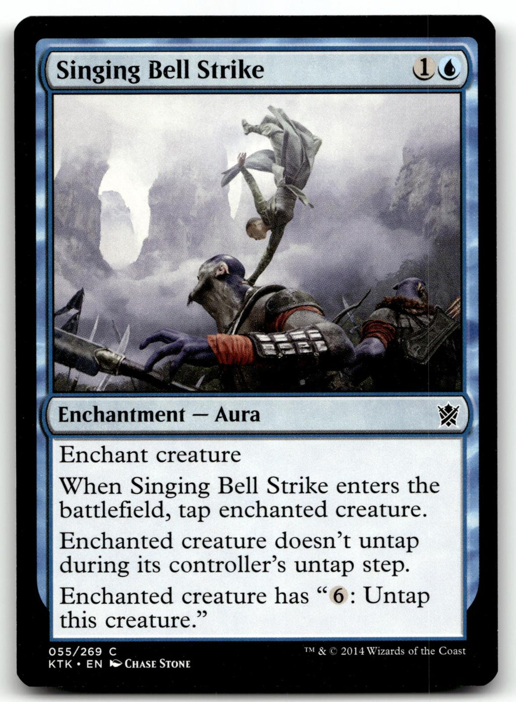 Singing Bell Strike 55 Common Khans of Tarkir Magic: The Gathering Near Mint