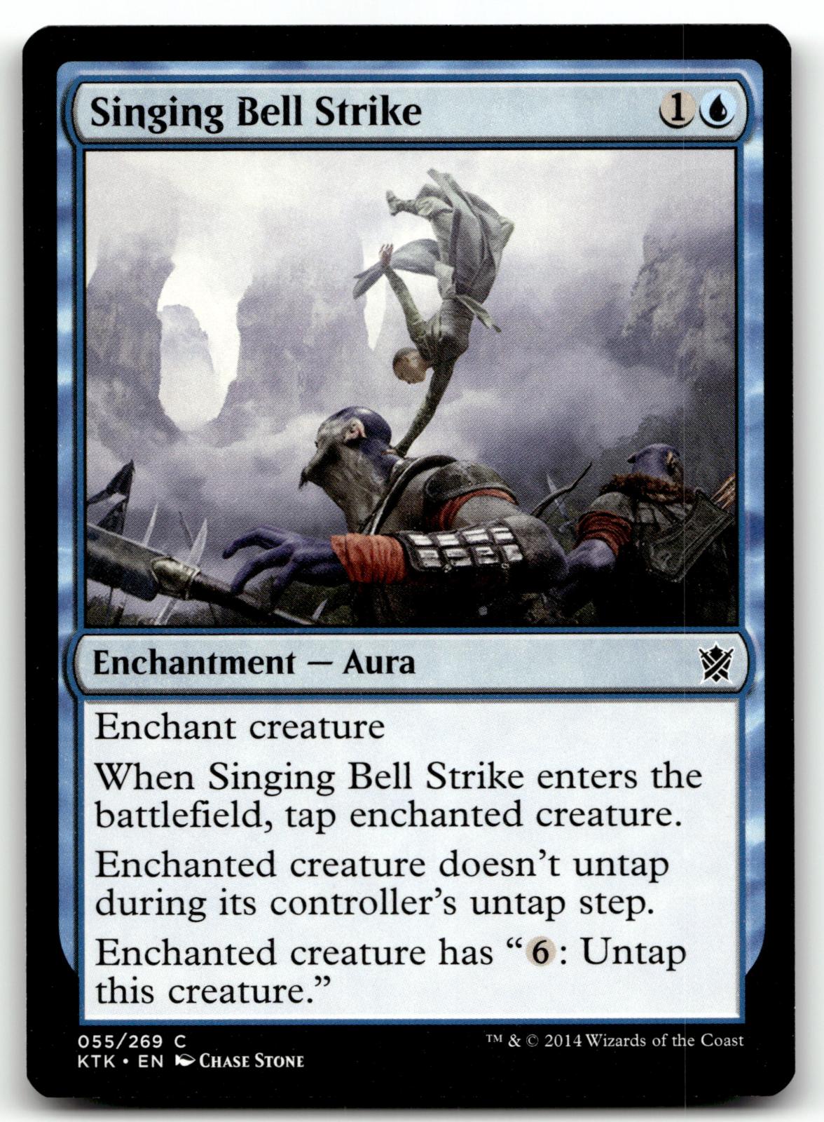 Singing Bell Strike 55 Common Khans of Tarkir Magic: The Gathering Near Mint