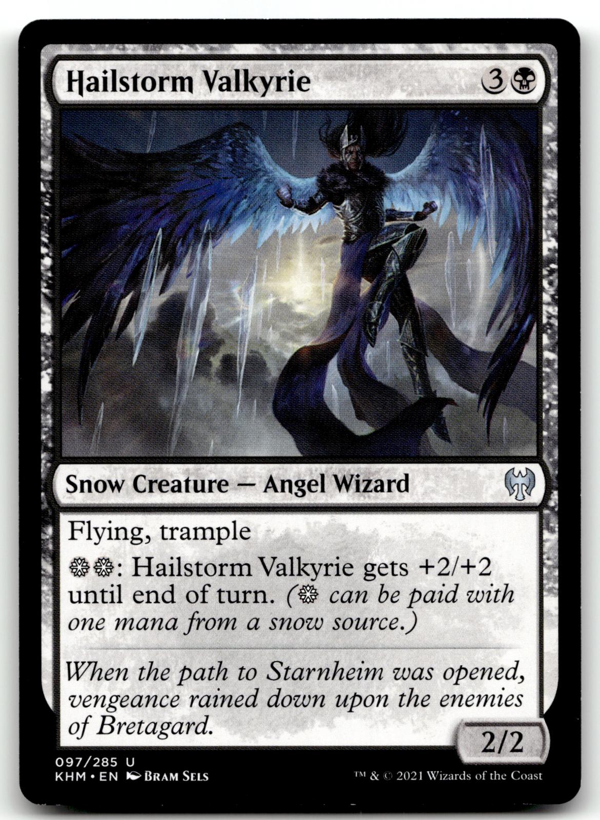Hailstorm Valkyrie 97 Uncommon Kaldheim Magic: The Gathering Near Mint