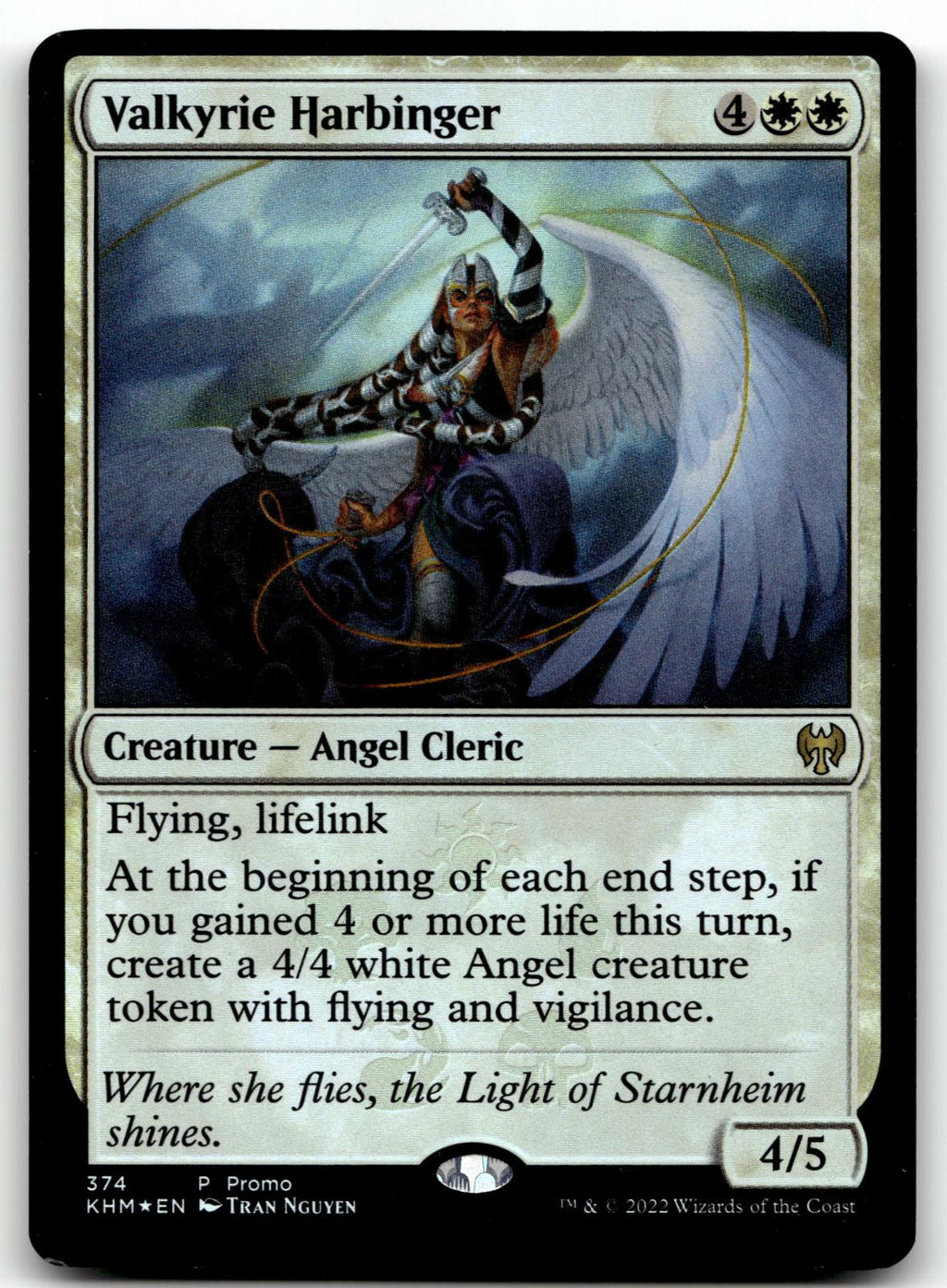 Valkyrie Harbinger 374 Rare Kaldheim Magic: The Gathering Near Mint