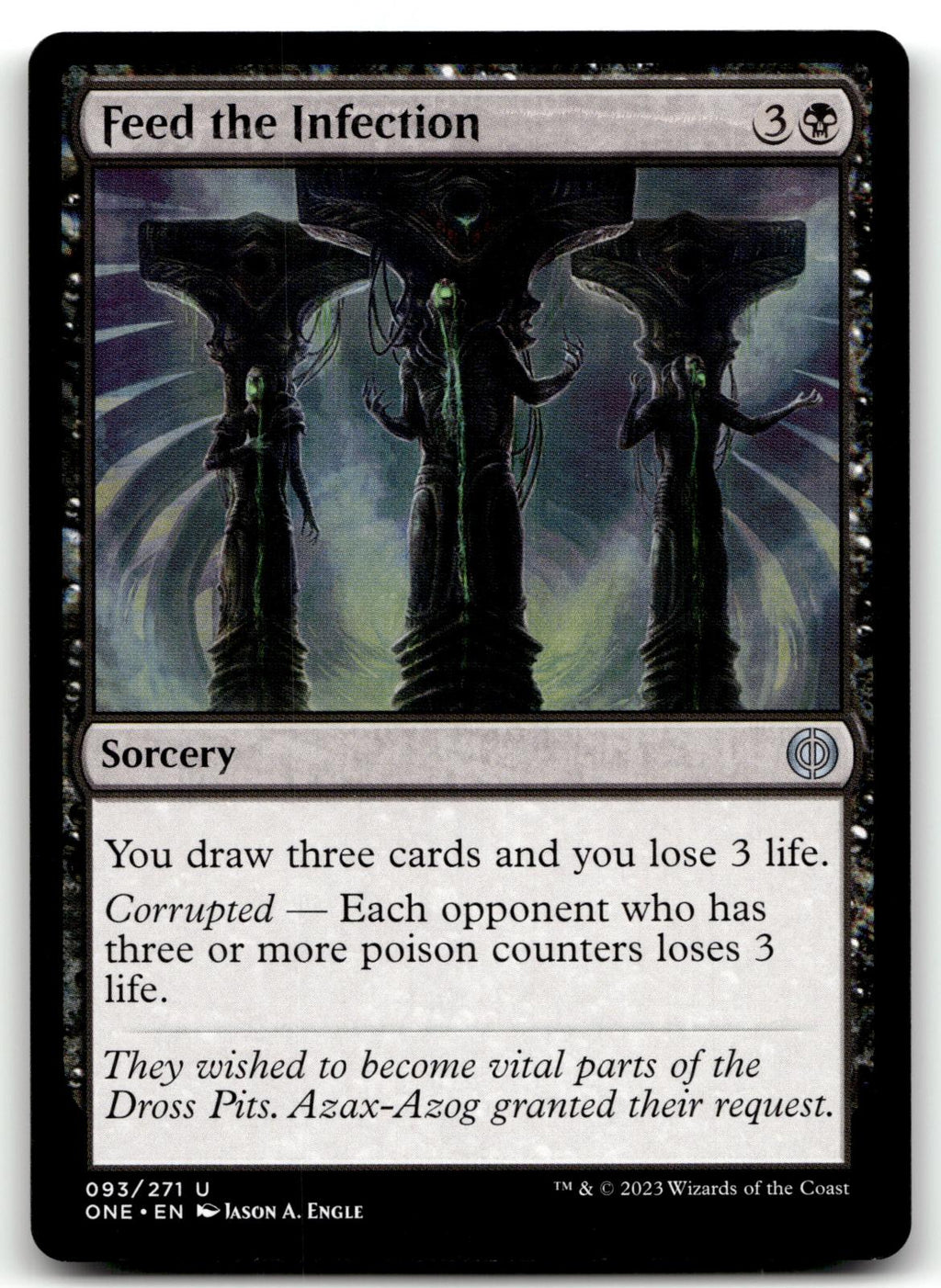 Feed the Infection 93 Uncommon Phyrexia: All Will Be One Magic: The Gathering NM