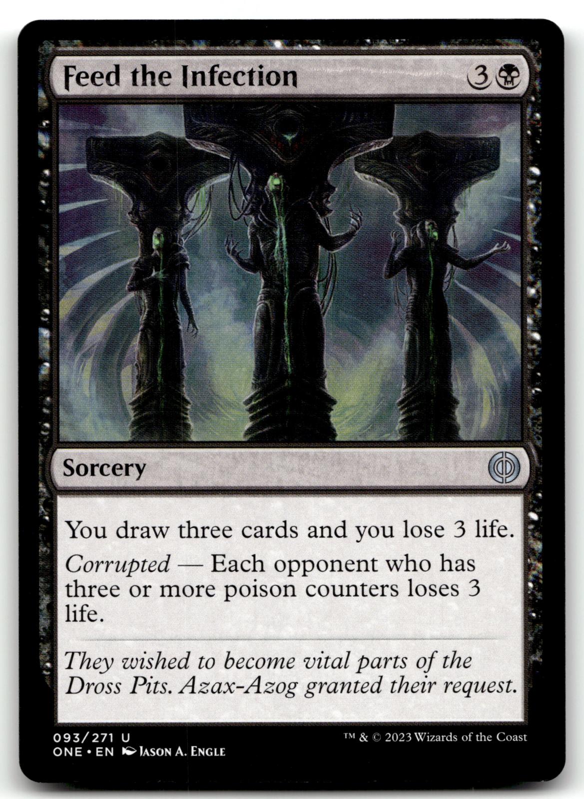 Feed the Infection 93 Uncommon Phyrexia: All Will Be One Magic: The Gathering NM