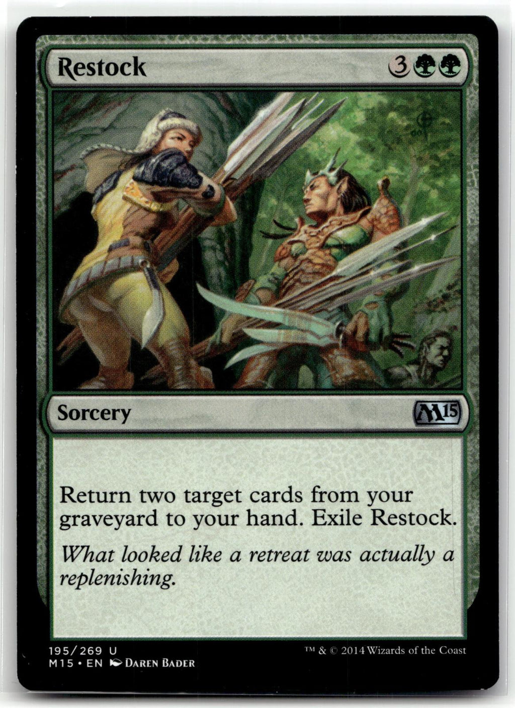Restock 195 Uncommon Magic 2015 (M15) Magic: The Gathering Near Mint