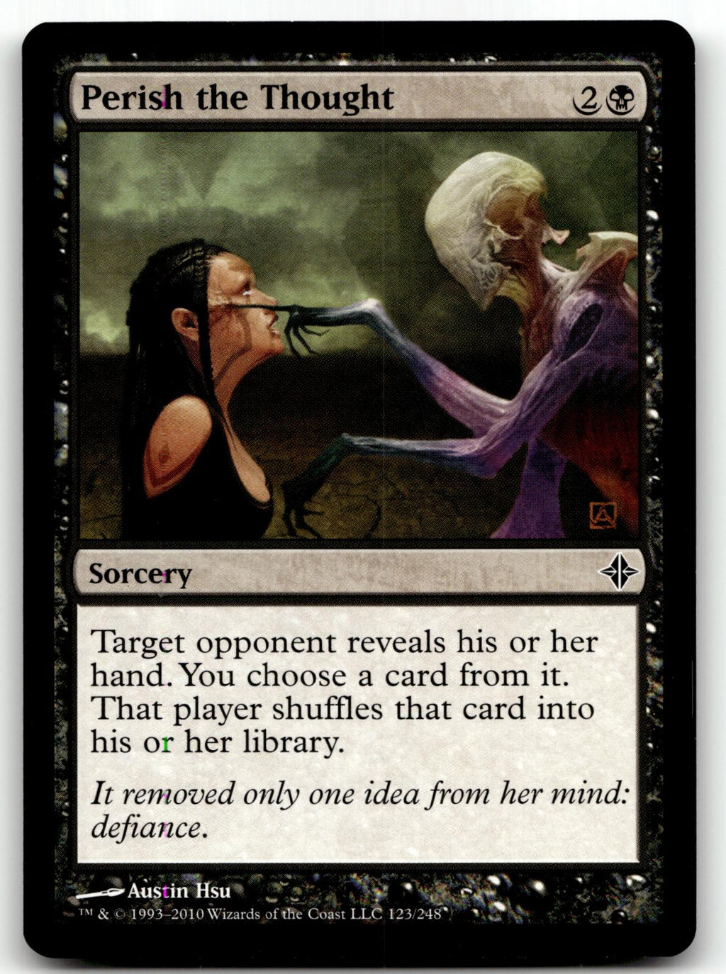 Perish the Thought 123 Common Rise of the Eldrazi Magic: The Gathering Near Mint