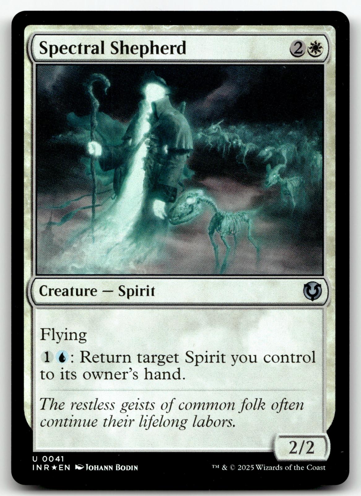 Spectral Shepherd 41 Uncommon Innistrad Remastered Magic: The Gathering Foil NM