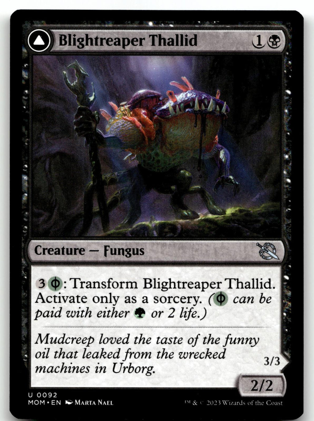 Blightreaper Thallid 92 Uncommon March of the Machine Magic: The Gathering NM