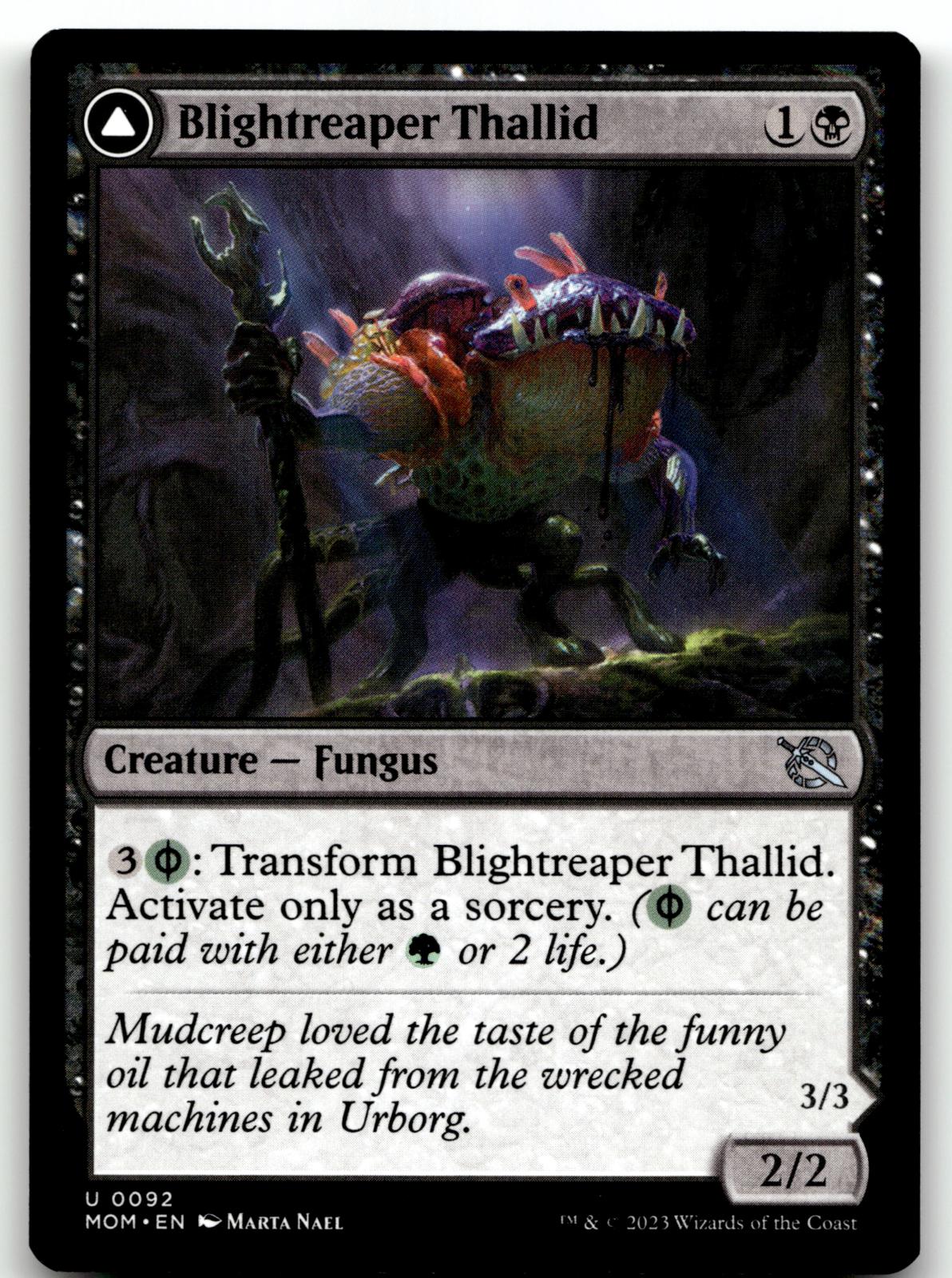 Blightreaper Thallid 92 Uncommon March of the Machine Magic: The Gathering NM