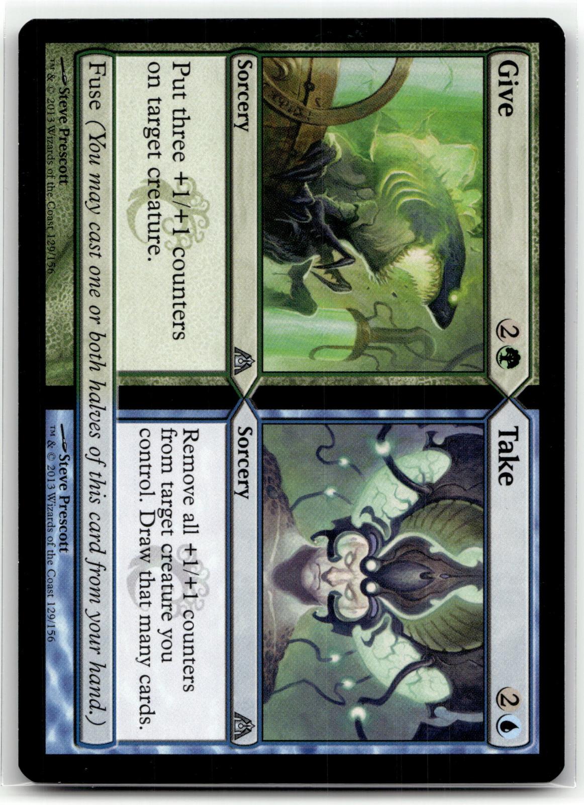Give // Take 129 Uncommon Dragon's Maze Magic: The Gathering Near Mint