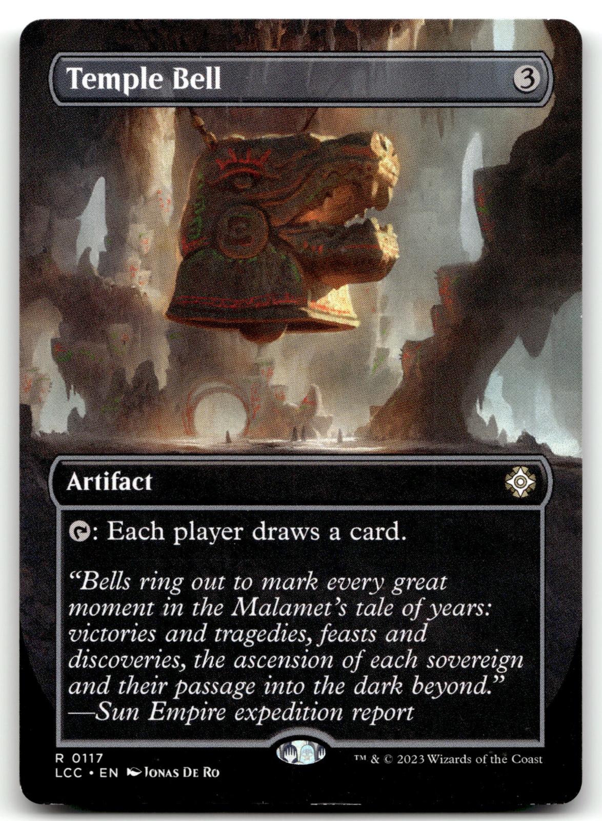 Temple Bell (Borderless) 117 Commander: The Lost Caverns of Ixalan 