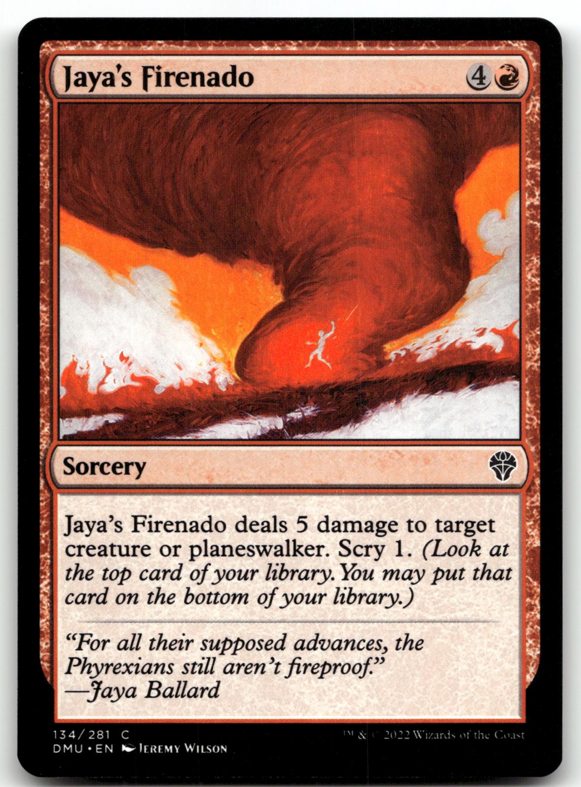 Jaya's Firenado 134 Common Dominaria United Magic: The Gathering Near Mint