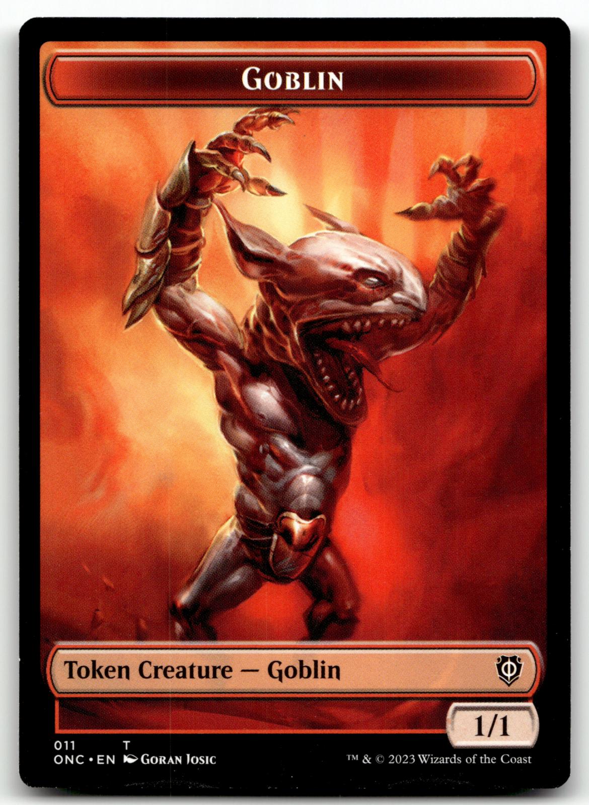 Goblin Token 3 Token Scars of Mirrodin Magic: The Gathering Near Mint