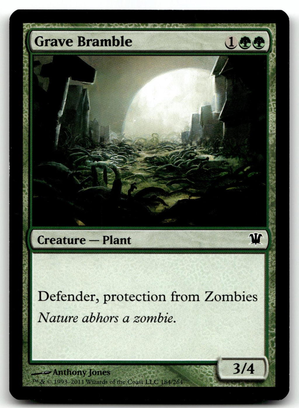 Grave Bramble 184 Common Innistrad Magic: The Gathering Near Mint