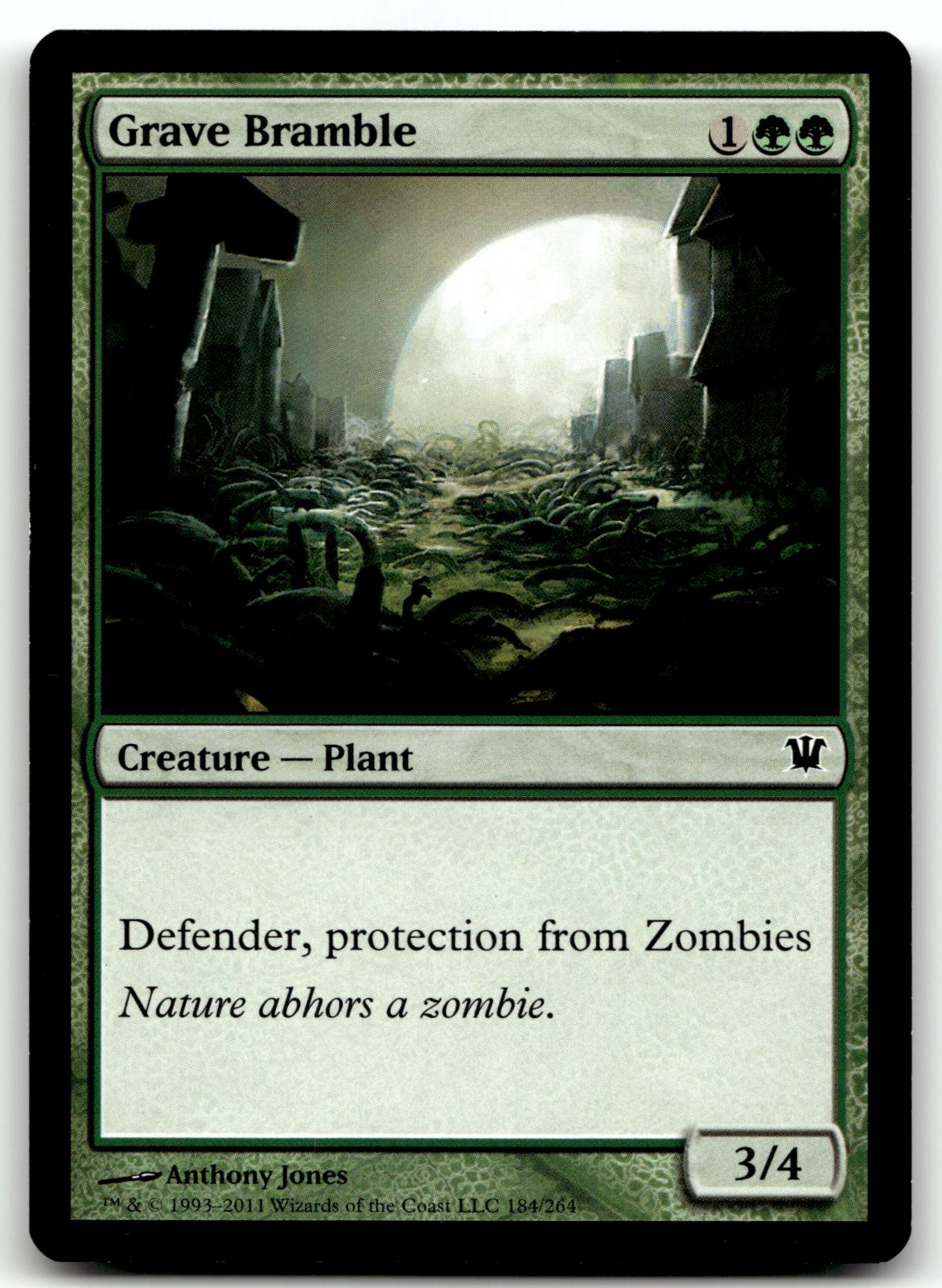 Grave Bramble 184 Common Innistrad Magic: The Gathering Near Mint